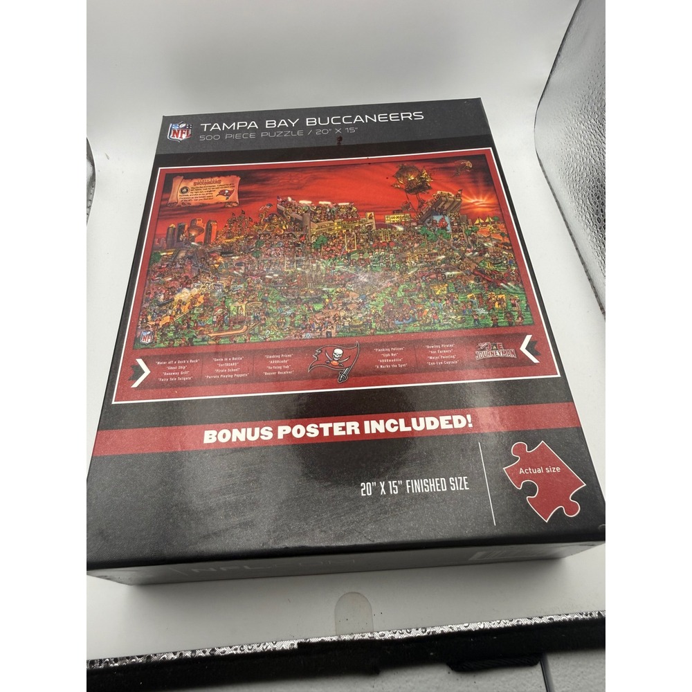 NFL Tampa Bay Buccaneers 500 Piece Jigsaw Puzzle MasterPieces Stadium Scene